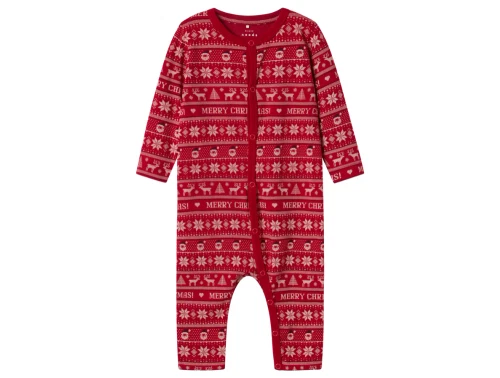 Name It jester red merry christmas natdragt